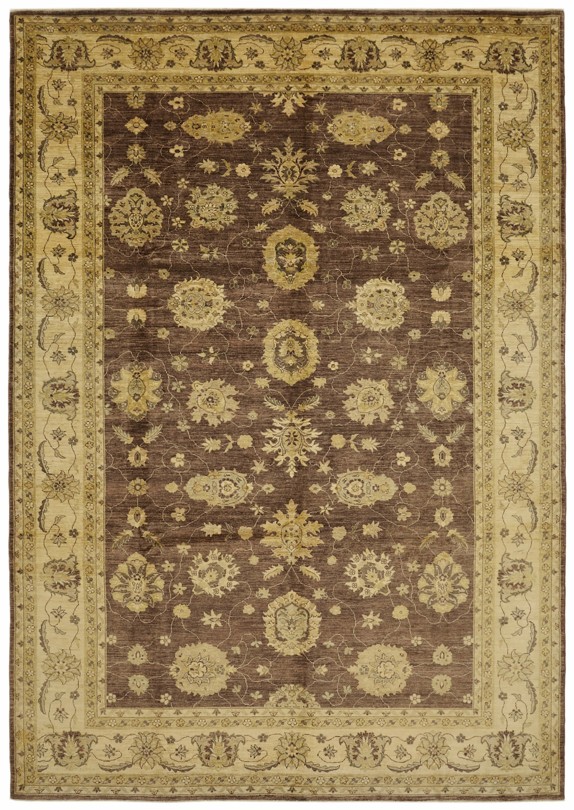9x12 Beige Oushak Rug - 42246