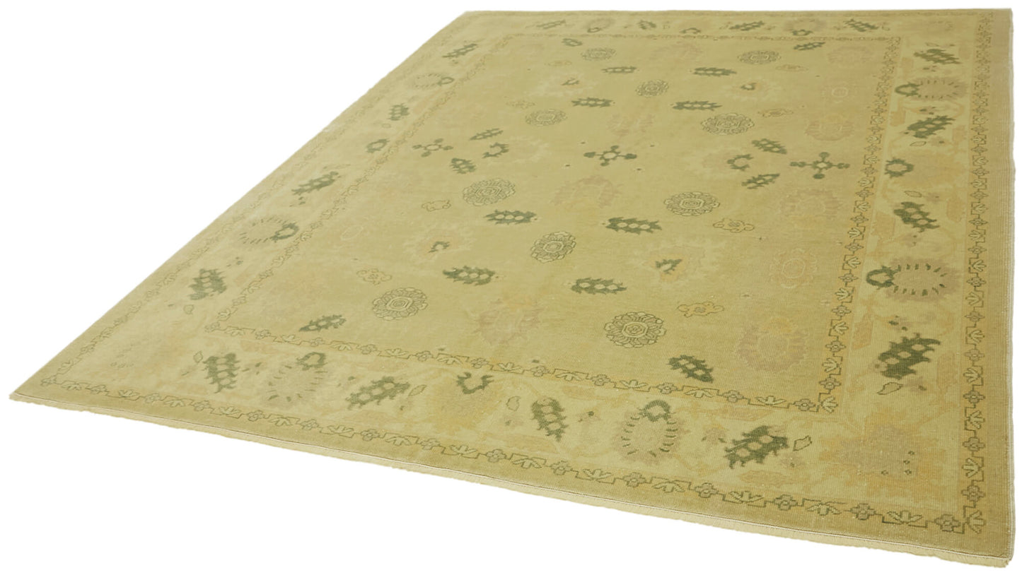 8x10 Beige Oushak Rug - 42259