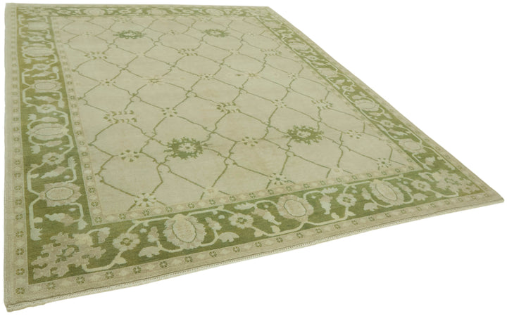 8x10 Beige Oushak Rug - 42262