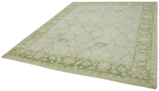 8x10 Beige Oushak Rug - 42262