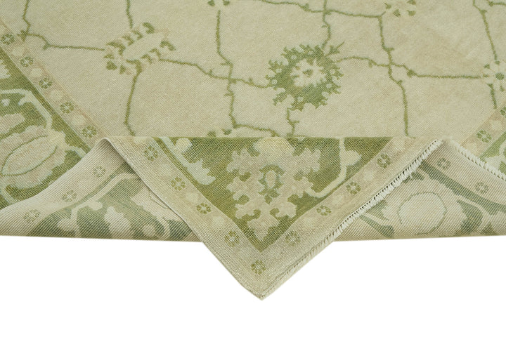 8x10 Beige Oushak Rug - 42262