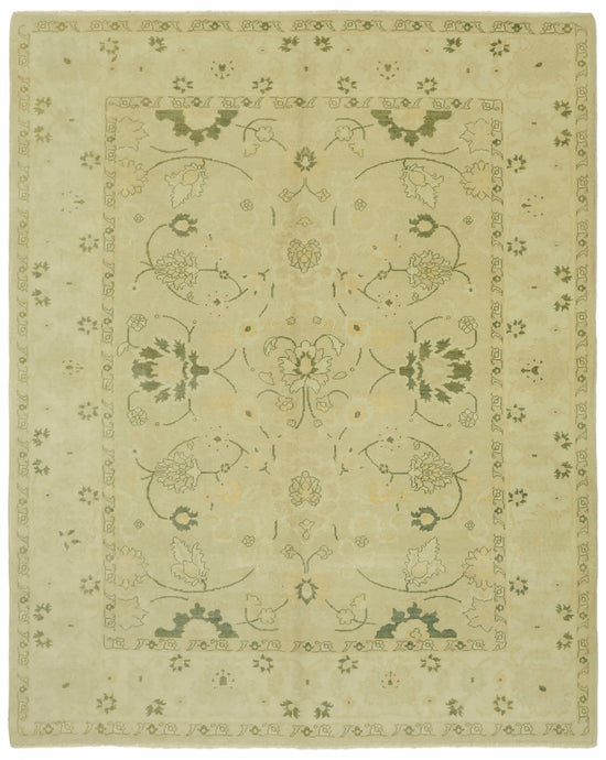 8x10 Beige Oushak Rug - 42263