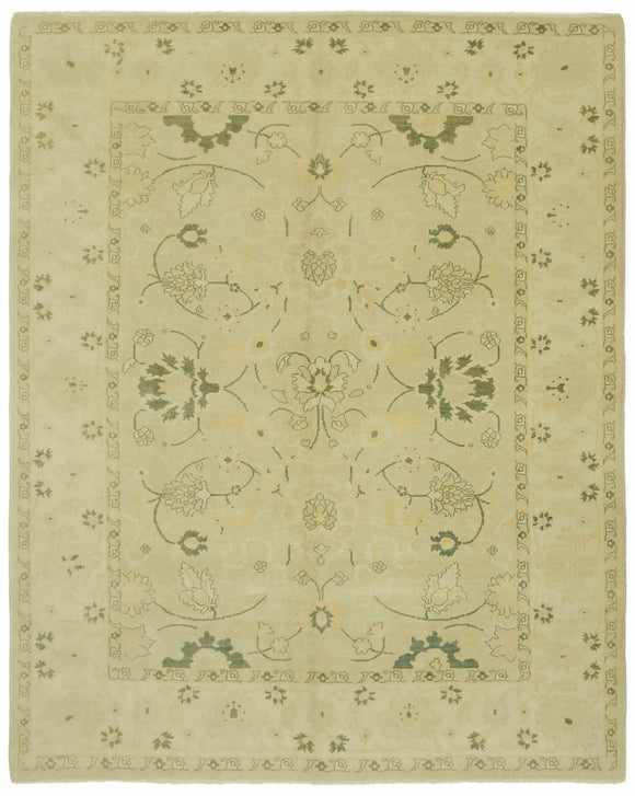 8x10 Beige Oushak Rug - 42263