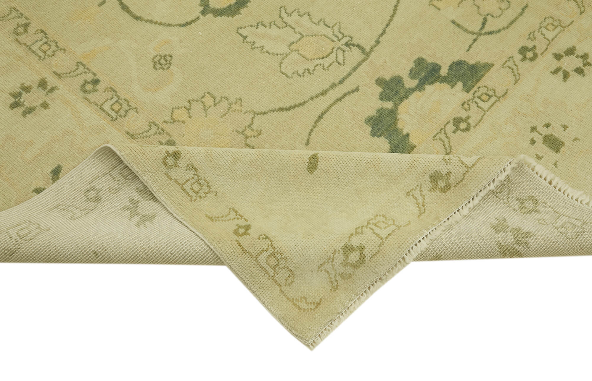 8x10 Beige Oushak Rug - 42263