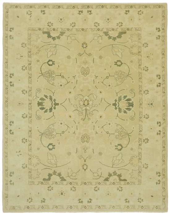 8x10 Beige Oushak Rug - 42265