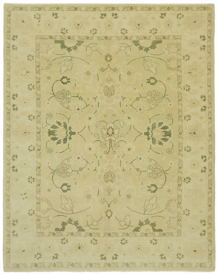 8x10 Beige Oushak Rug - 42265