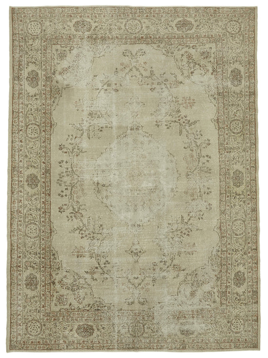 9x12 Beige Vintage Large Area Rug - 42298