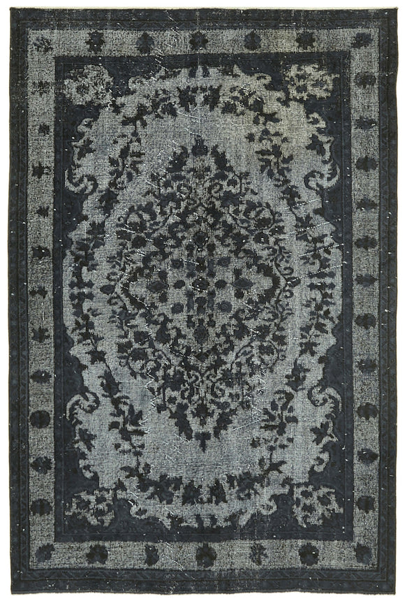 6x9 Grey Over Dyed Rug - 42409