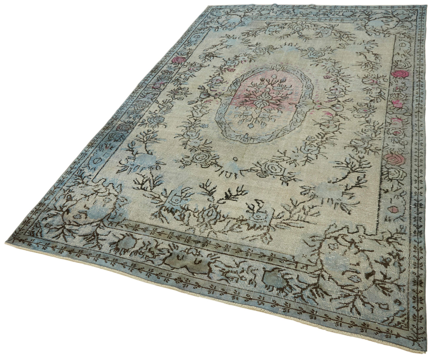 6x10 Blue Over Dyed Rug - 42411