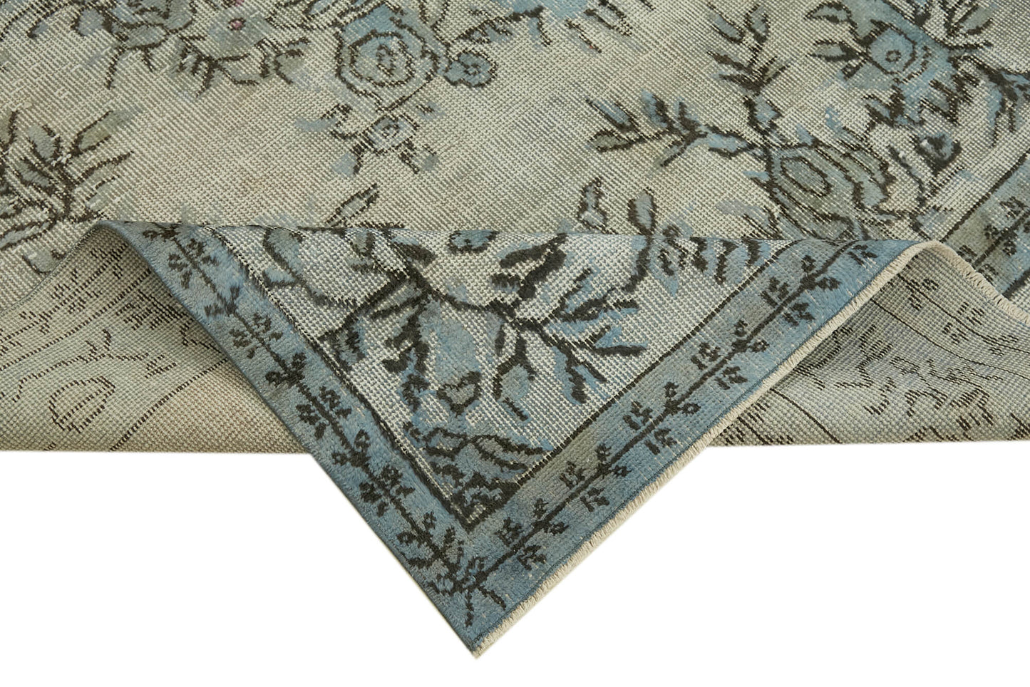 6x10 Blue Over Dyed Rug - 42411