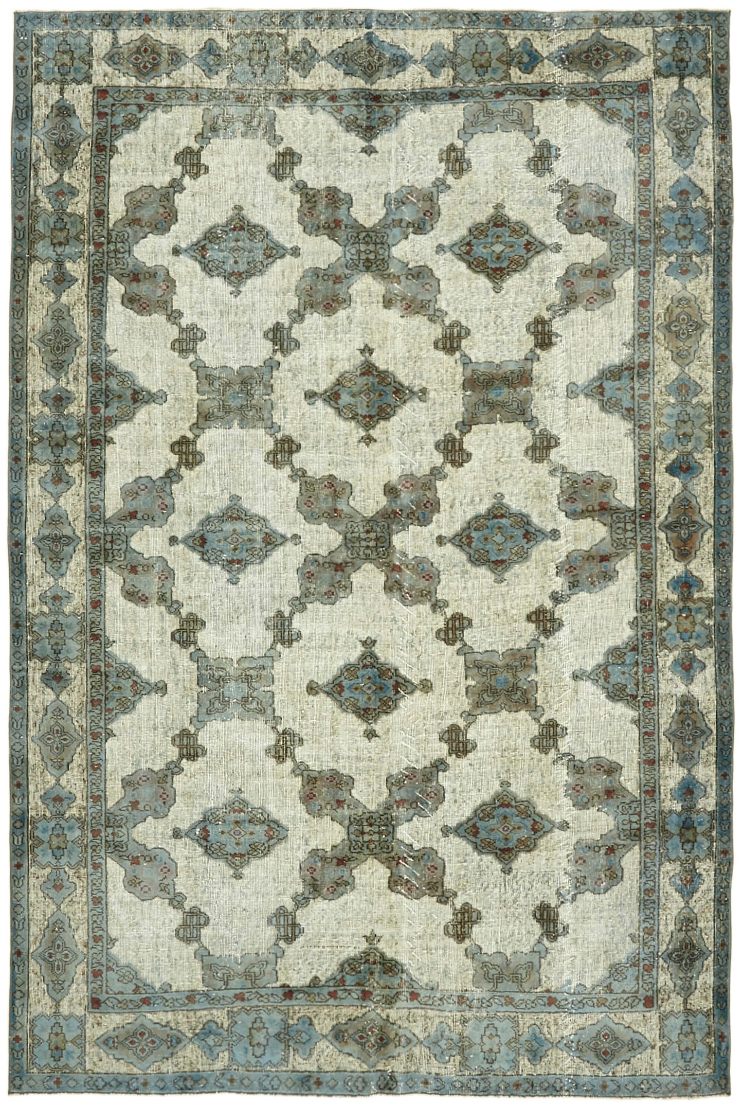 7x10 Blue Over Dyed Rug - 42412