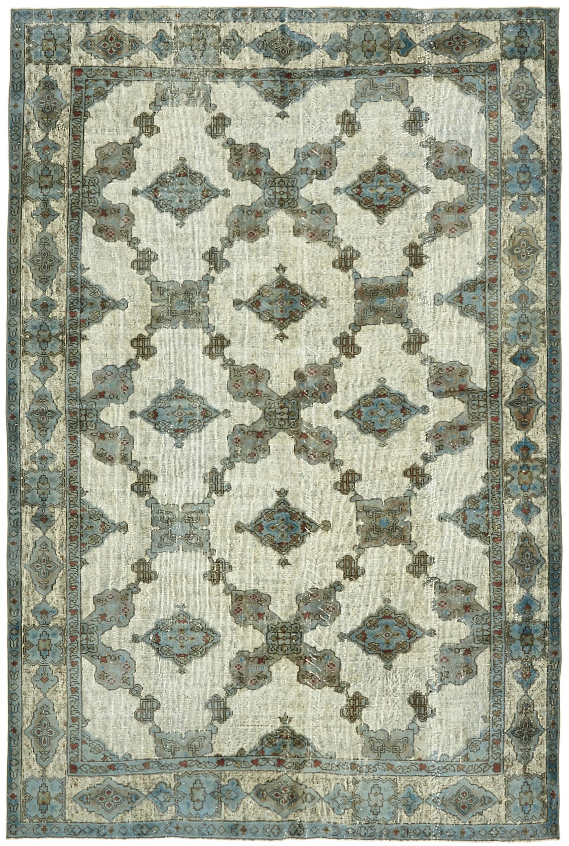 7x10 Blue Over Dyed Rug - 42412