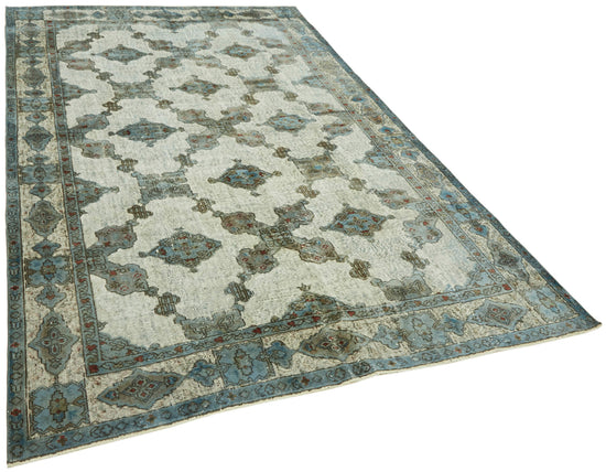 7x10 Blue Over Dyed Rug - 42412