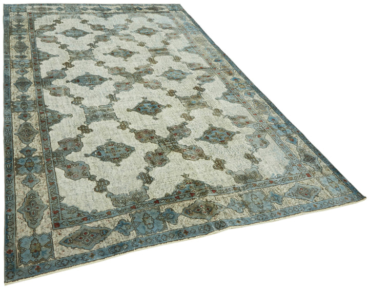 7x10 Blue Over Dyed Rug - 42412