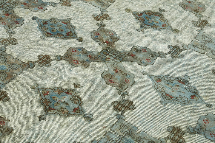 7x10 Blue Over Dyed Rug - 42412