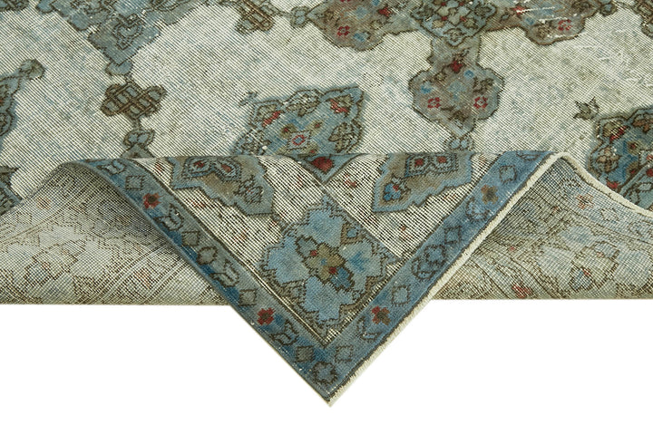 7x10 Blue Over Dyed Rug - 42412