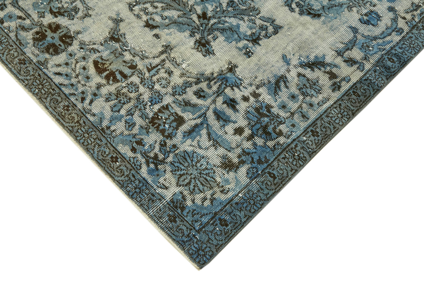 7x10 Blue Over Dyed Rug - 42413