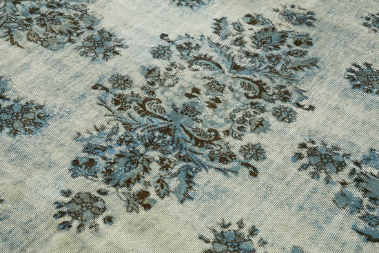 7x10 Blue Over Dyed Rug - 42413