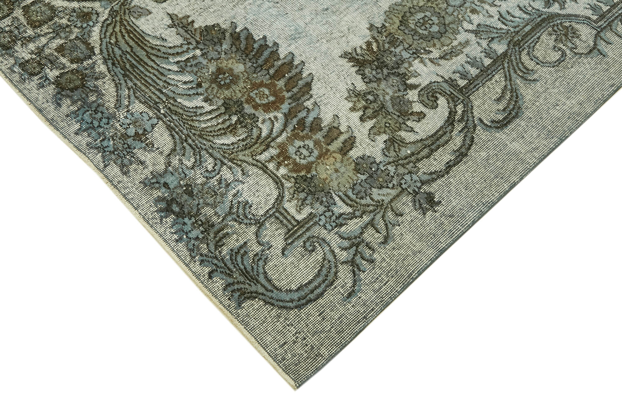 7x10 Blue Over Dyed Rug - 42416