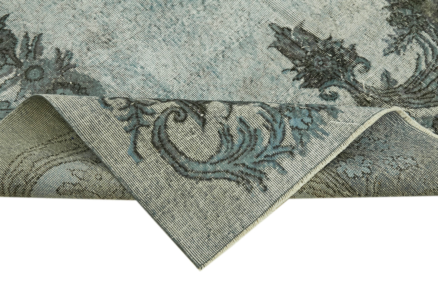 7x10 Blue Over Dyed Rug - 42416