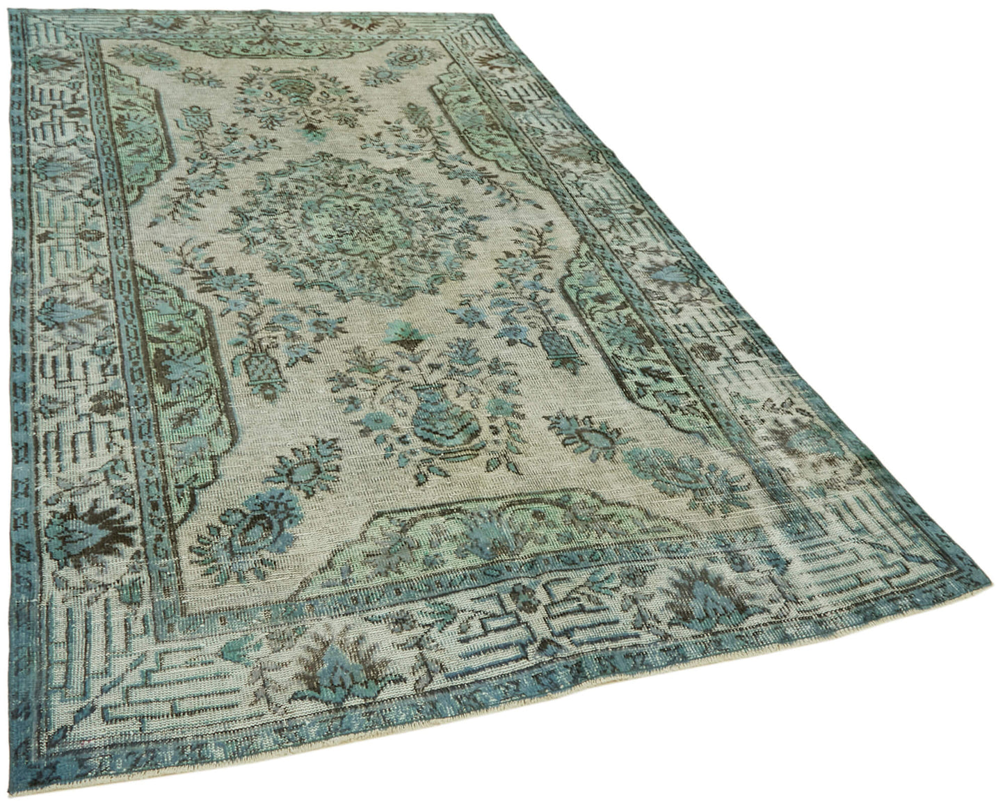 6x9 Blue Over Dyed Rug - 42417
