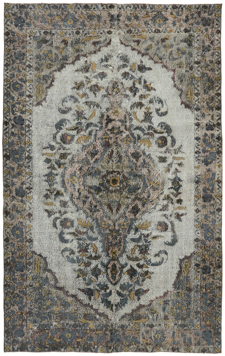 6x9 Grey Over Dyed Rug - 42422