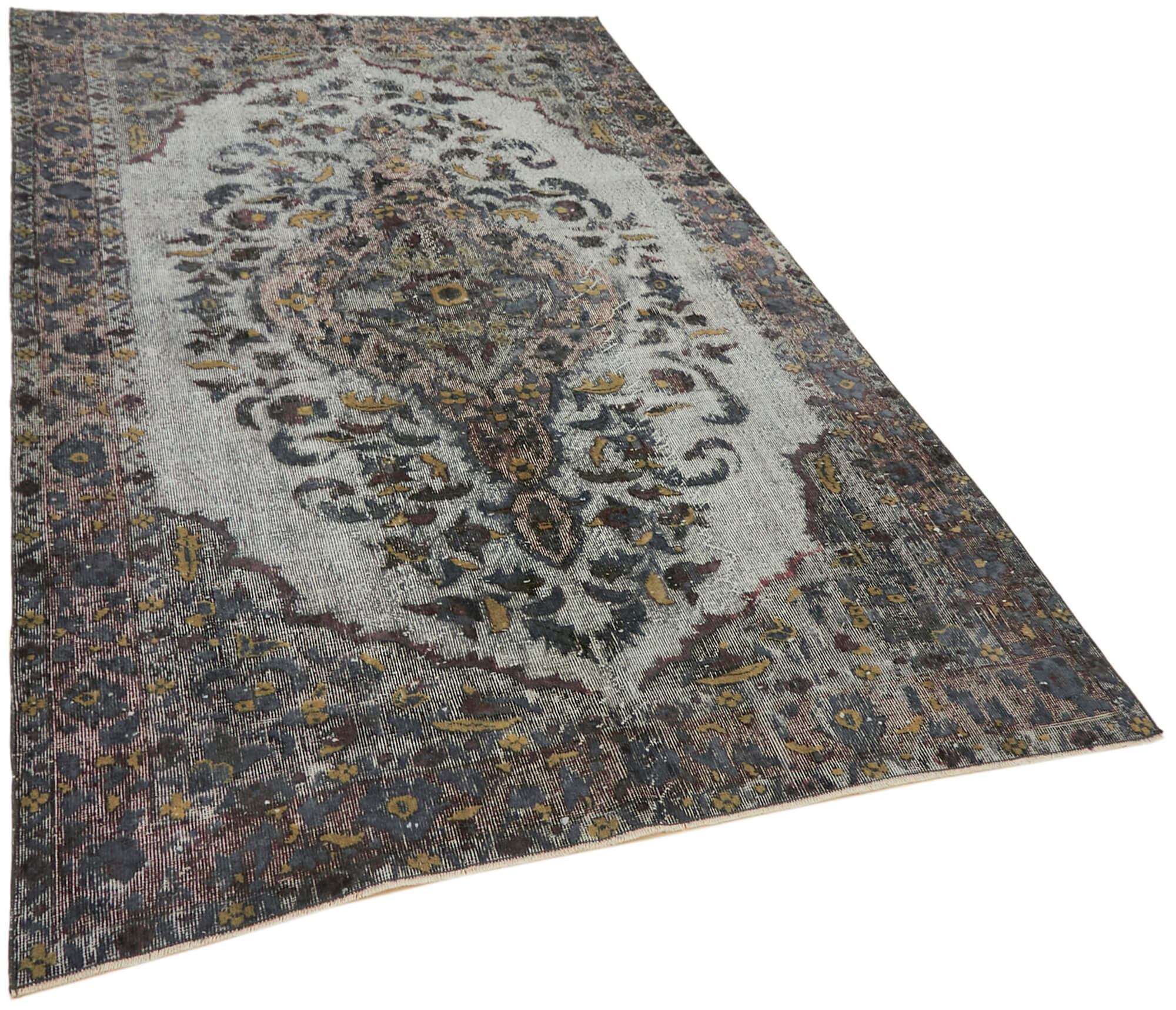 6x9 Grey Over Dyed Rug - 42422