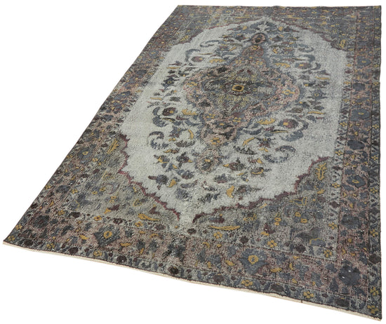 6x9 Grey Over Dyed Rug - 42422