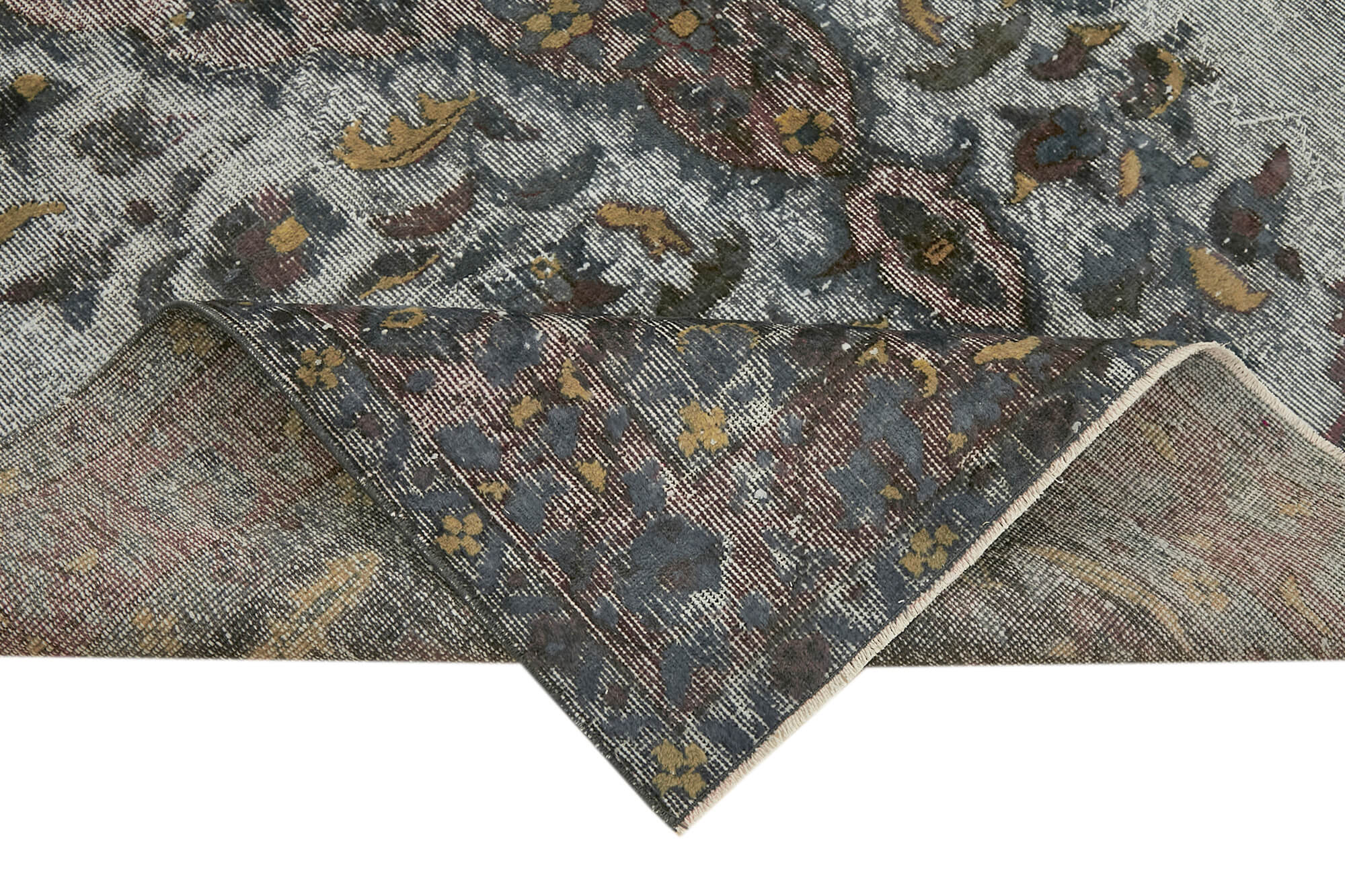 6x9 Grey Over Dyed Rug - 42422