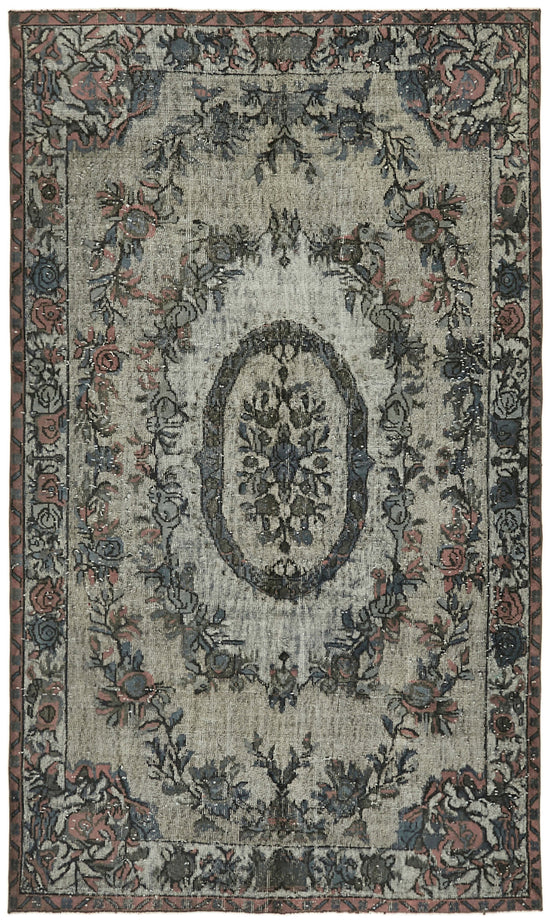 6x9 Grey Over Dyed Rug - 42424