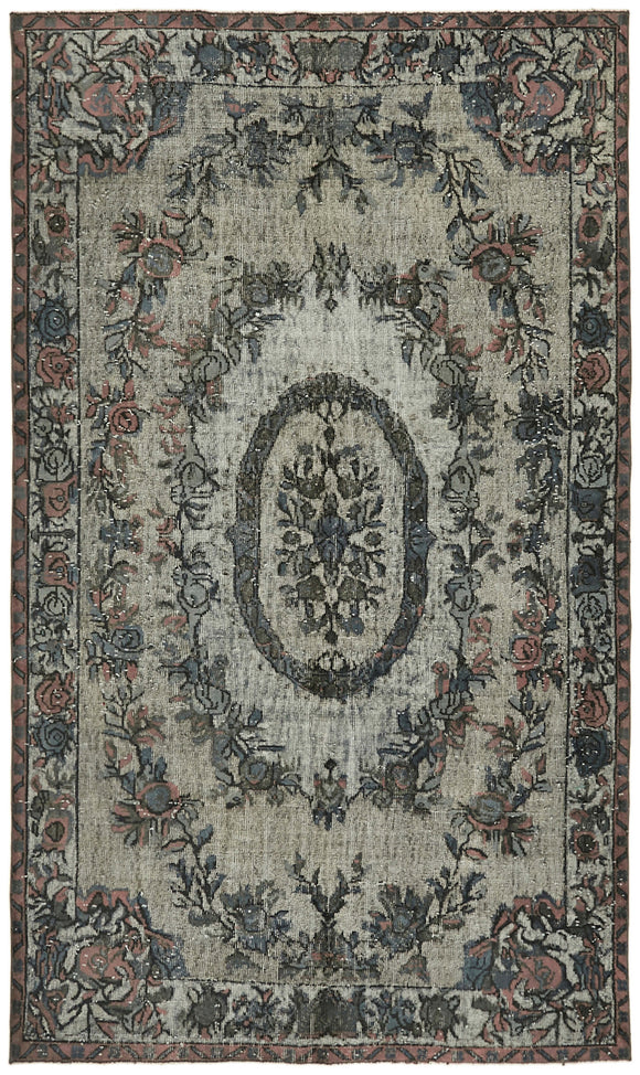 6x9 Grey Over Dyed Rug - 42424