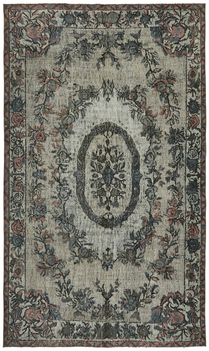 6x9 Grey Over Dyed Rug - 42424