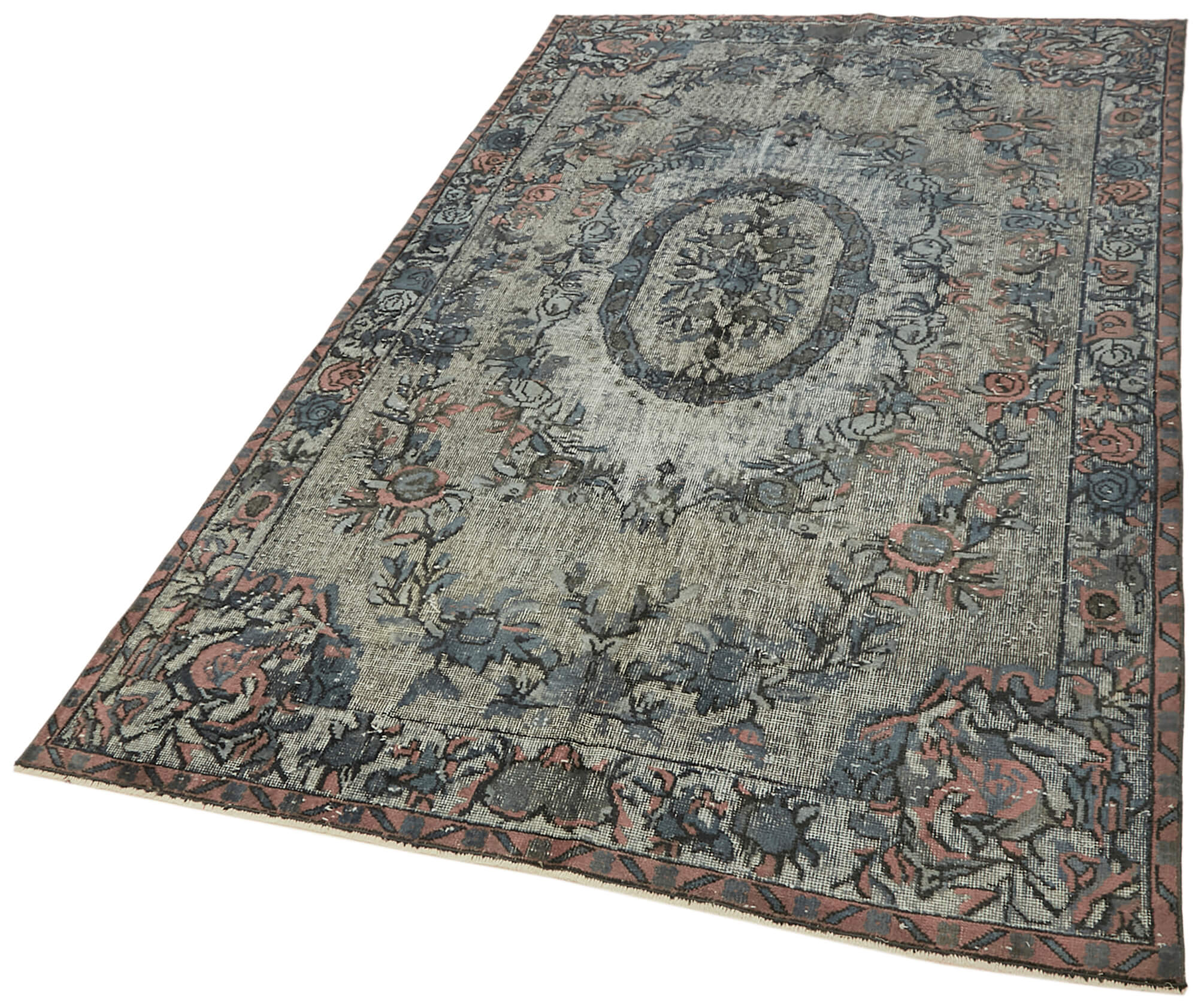 6x9 Grey Over Dyed Rug - 42424