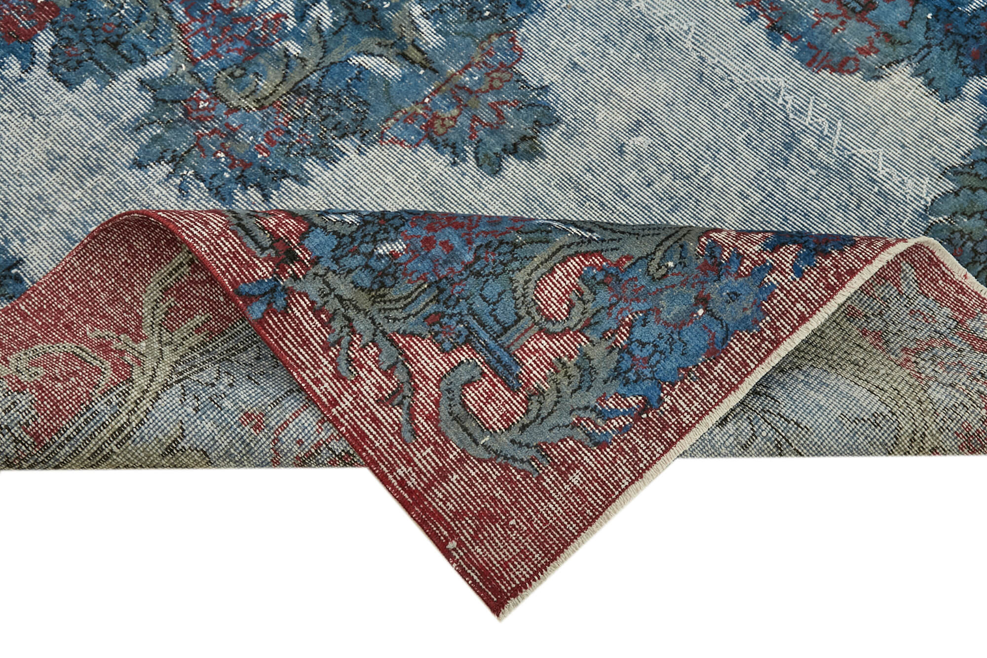 5x9 Blue Over Dyed Rug - 42425