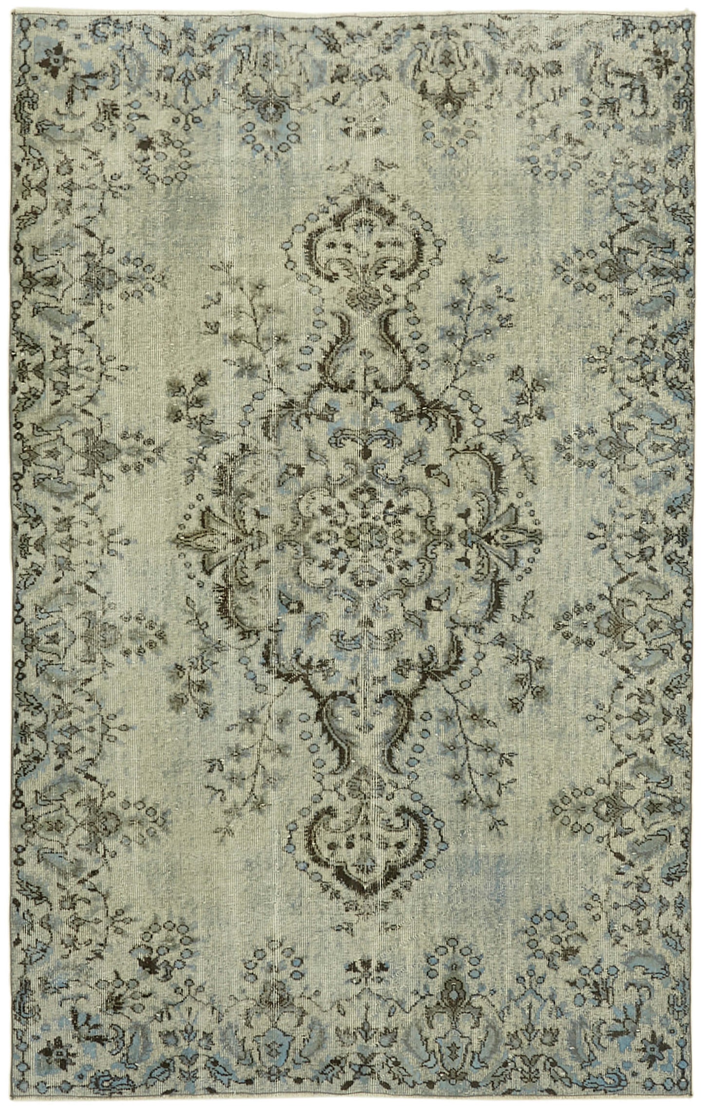 5x9 Blue Over Dyed Rug - 42426