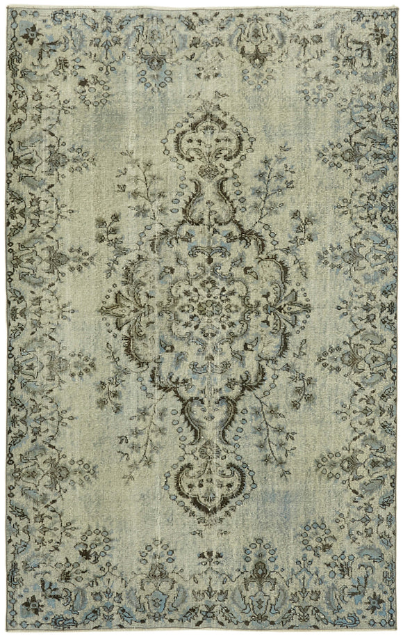 5x9 Blue Over Dyed Rug - 42426