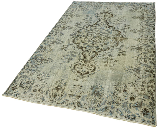 5x9 Blue Over Dyed Rug - 42426