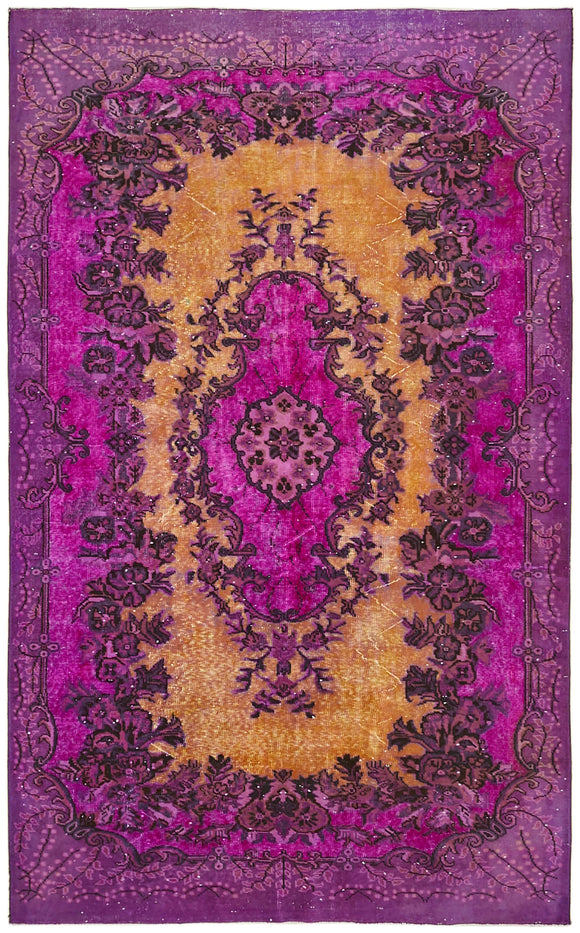 6x10 Purple Over Dyed Rug - 42427