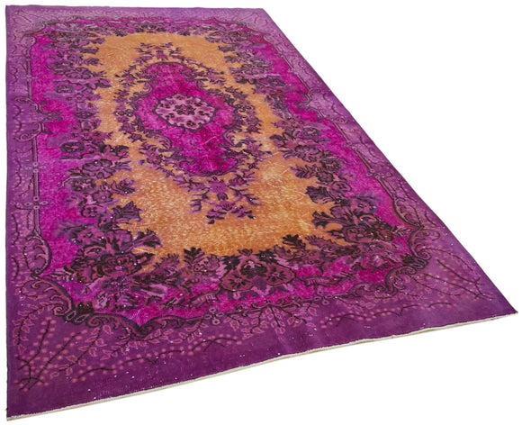 6x10 Purple Over Dyed Rug - 42427