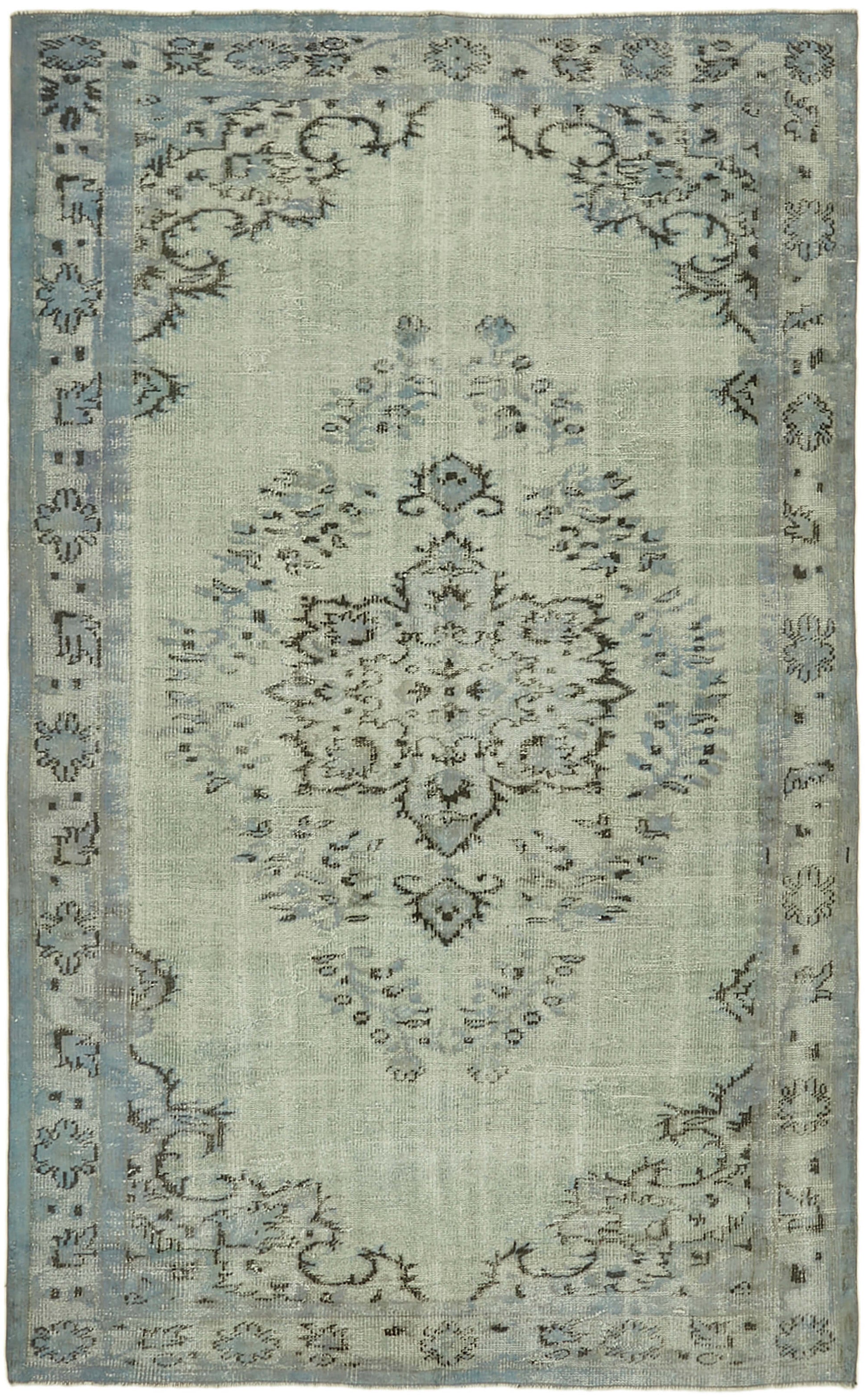 6x9 Blue Over Dyed Rug - 42430