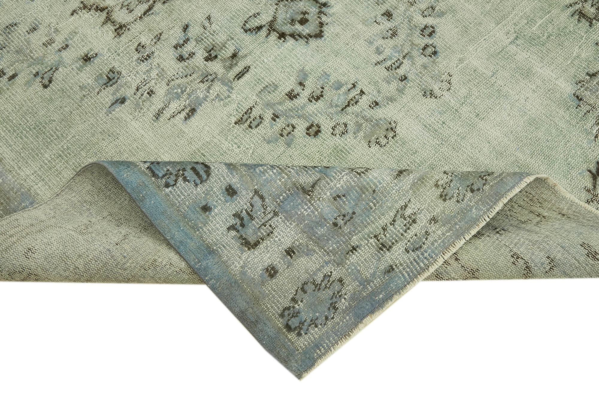 6x9 Blue Over Dyed Rug - 42430