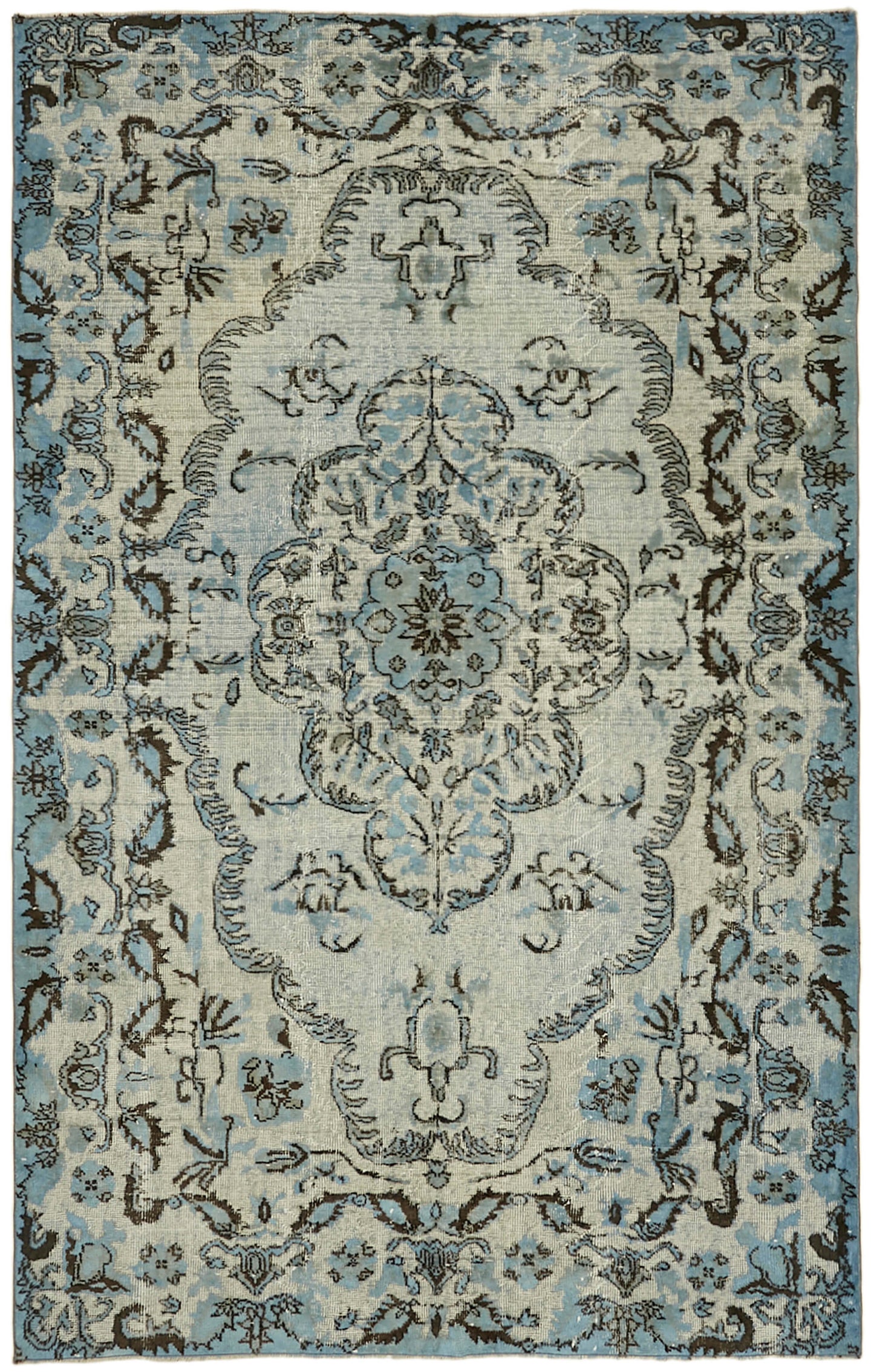 6x9 Blue Over Dyed Rug - 42431