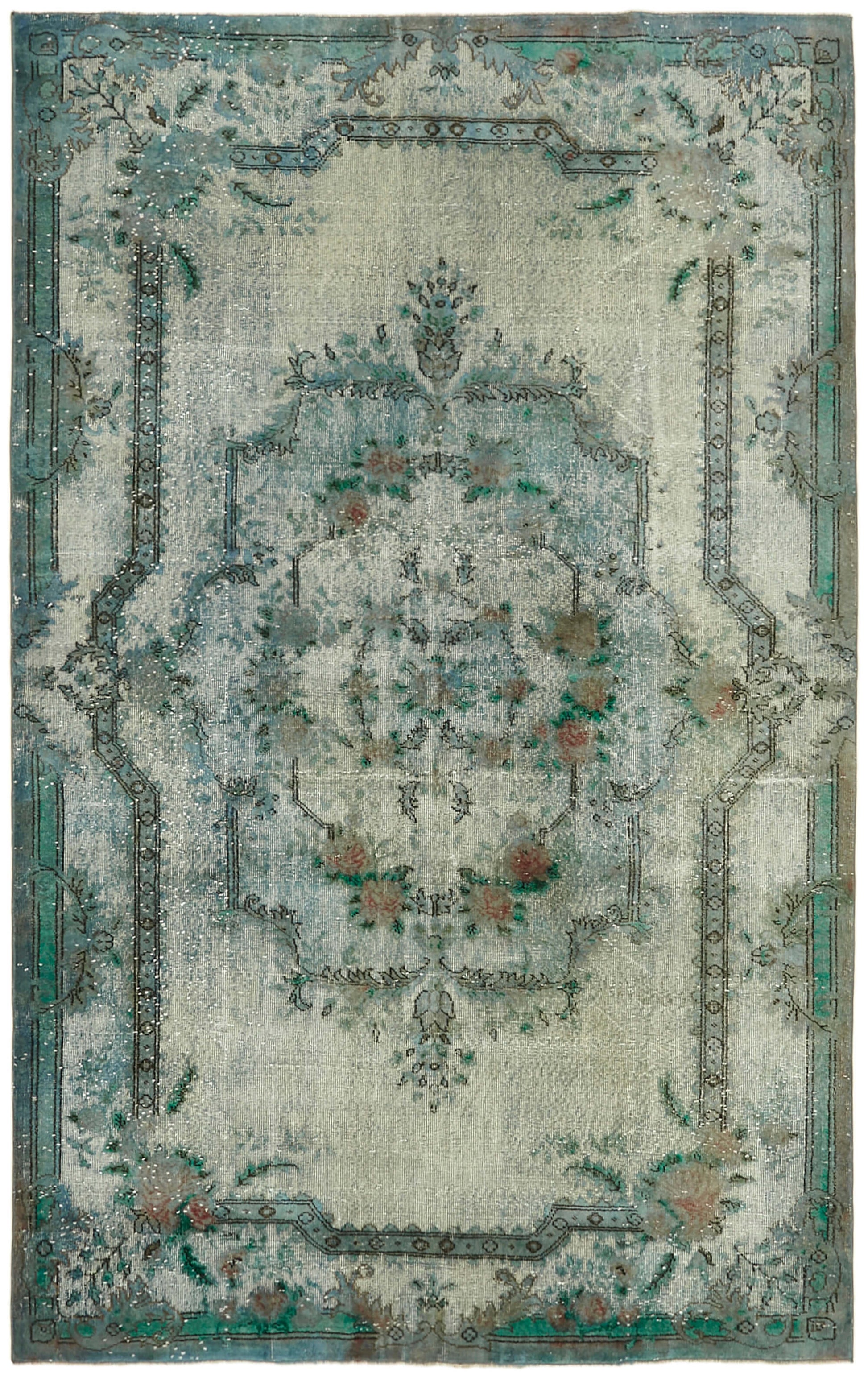 6x10 Blue Over Dyed Rug - 42435