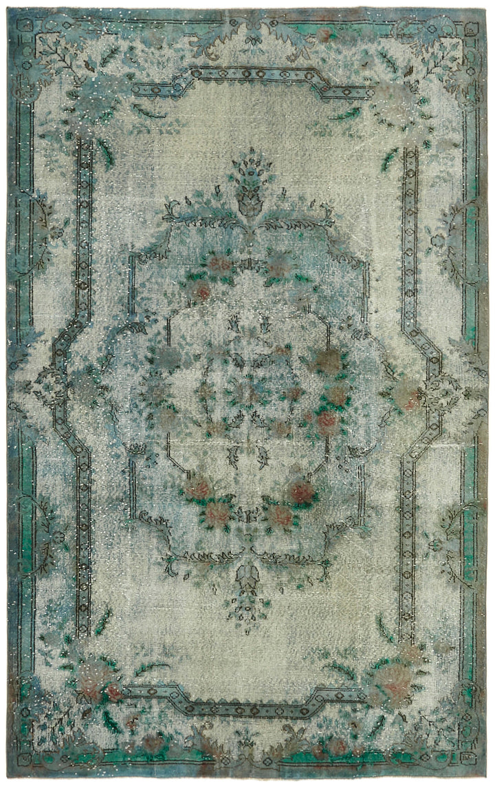 6x10 Blue Over Dyed Rug - 42435