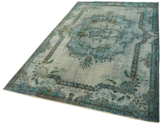 6x10 Blue Over Dyed Rug - 42435