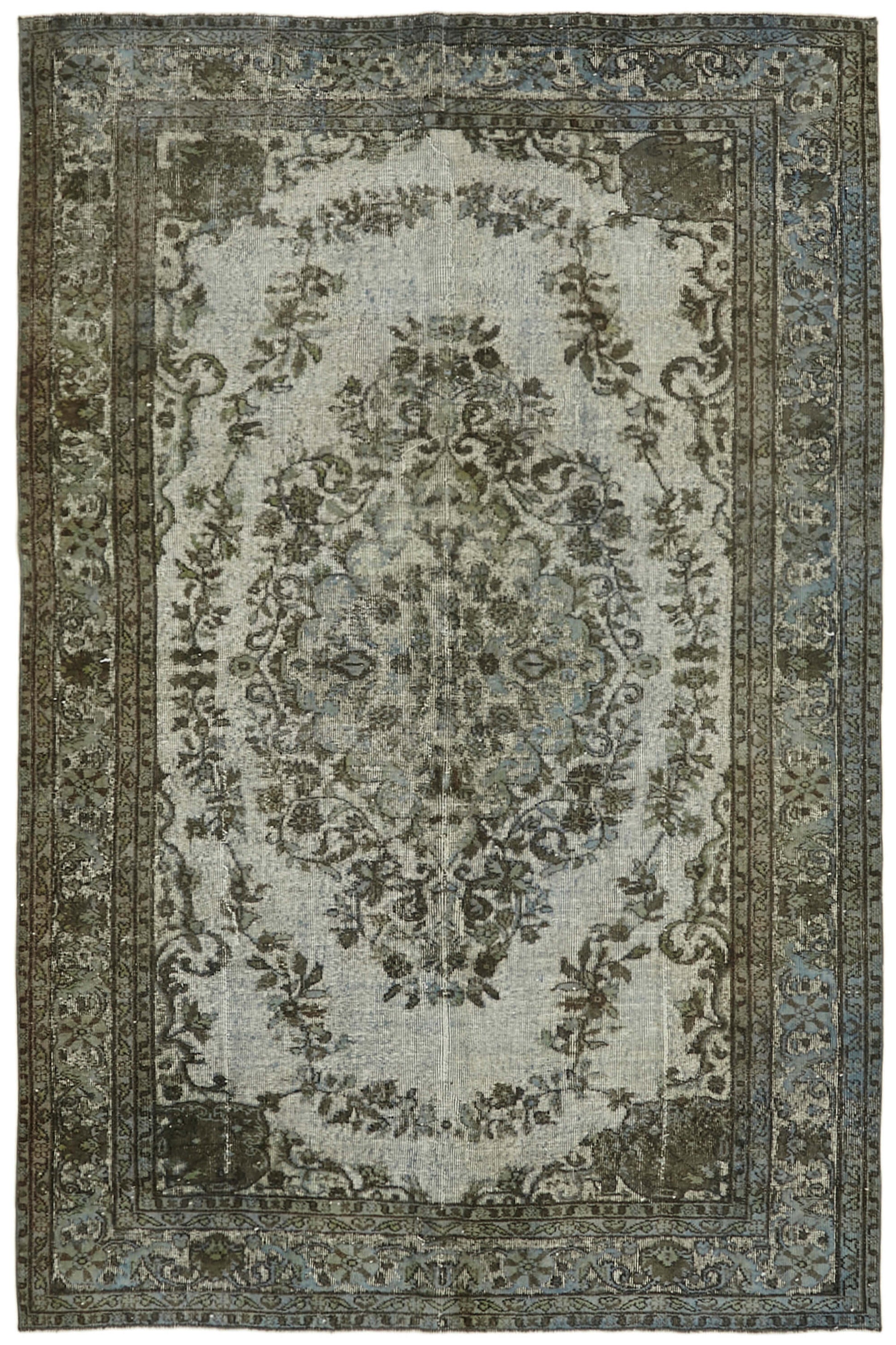 6x9 Grey Over Dyed Rug - 42436