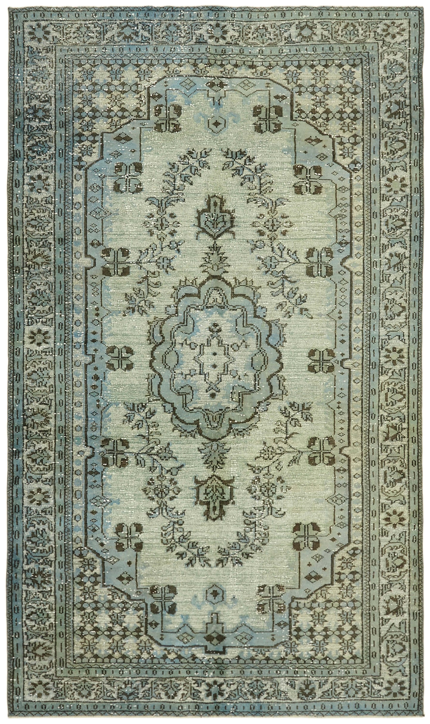 6x10 Blue Over Dyed Rug - 42437