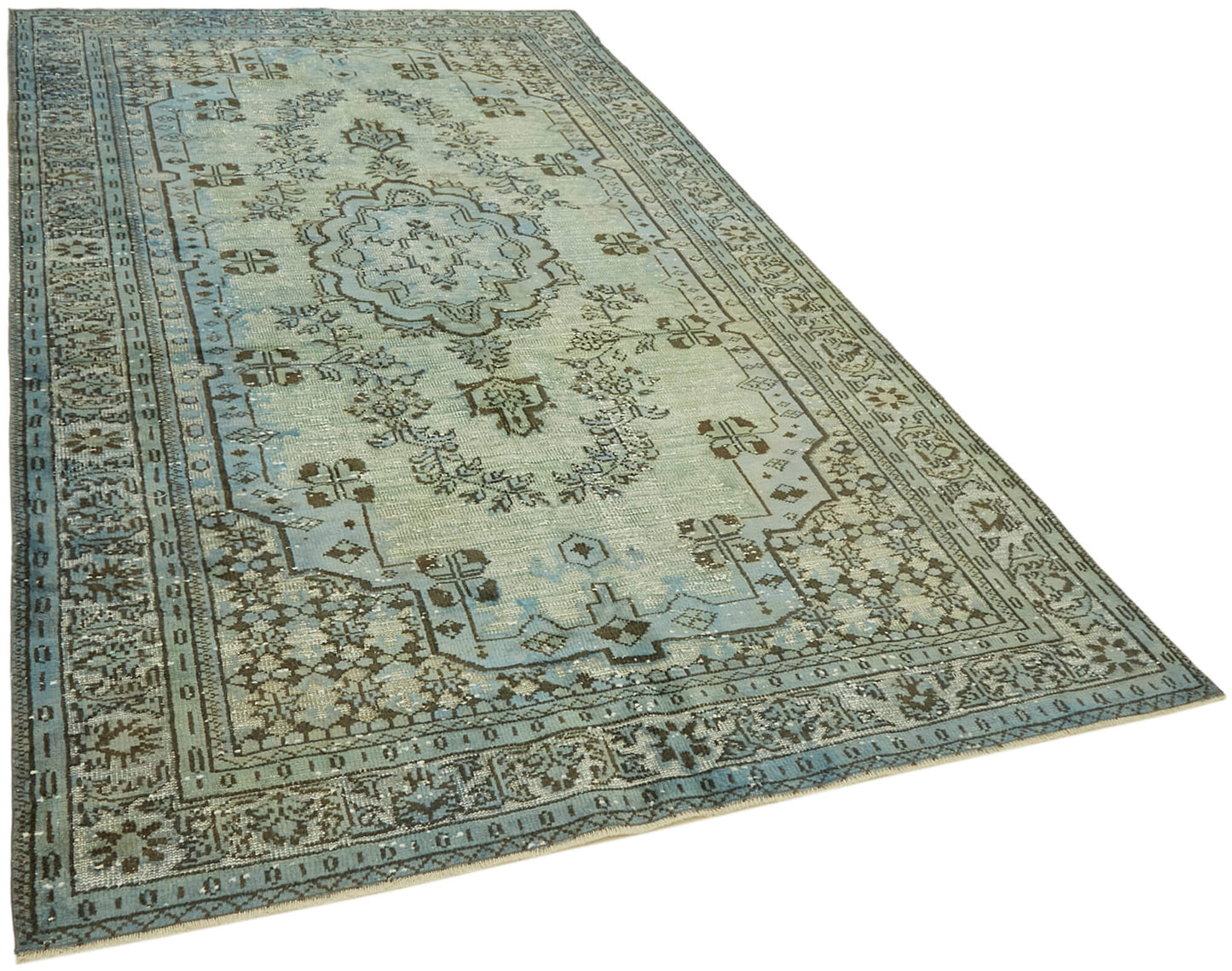 6x10 Blue Over Dyed Rug - 42437