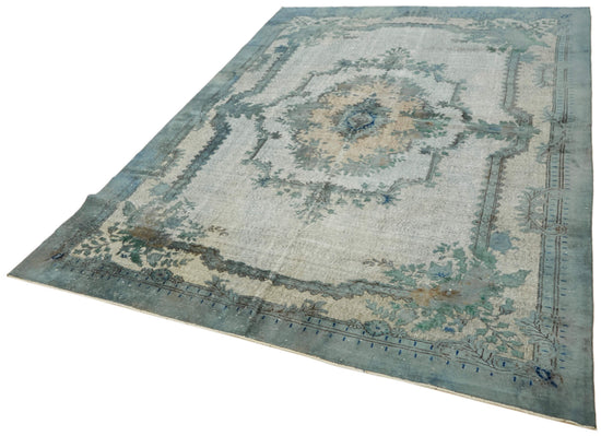7x10 Blue Over Dyed Rug - 42441