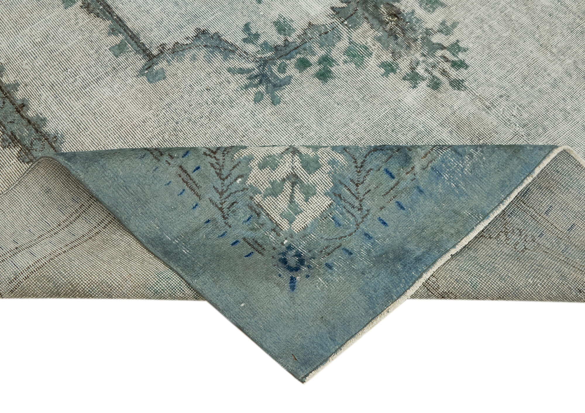 7x10 Blue Over Dyed Rug - 42441